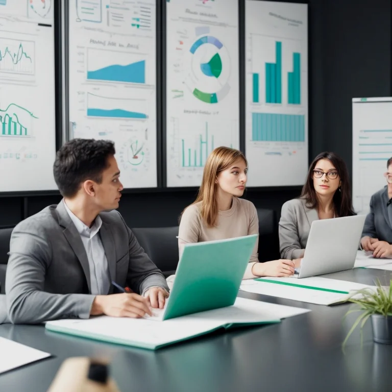 Profissionais participando de treinamento em habilidades econômicas